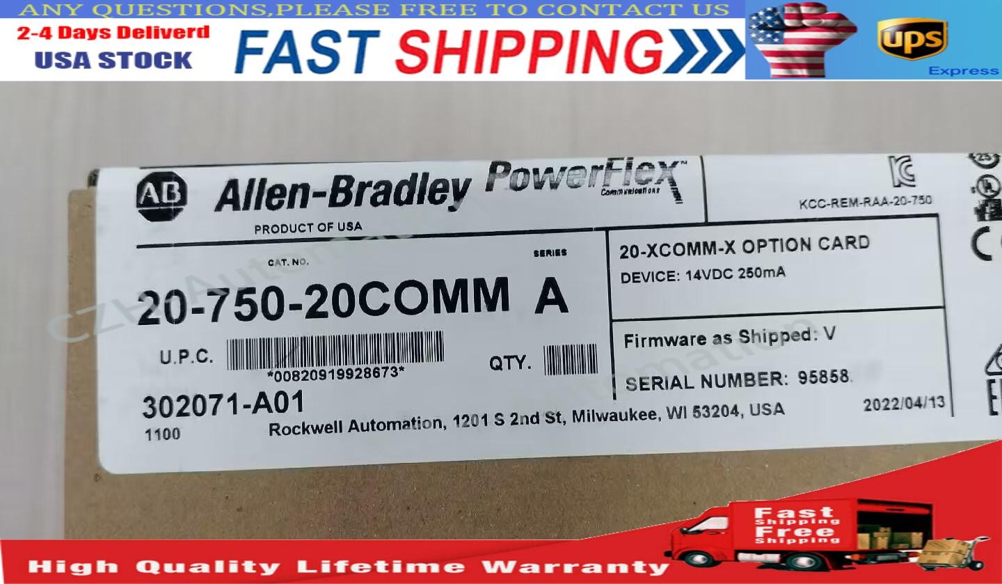 ALLEN-BRADLEY 20-750-20COMM SER A OPTION CARD 14VDC 250mA NEW IN BOX
