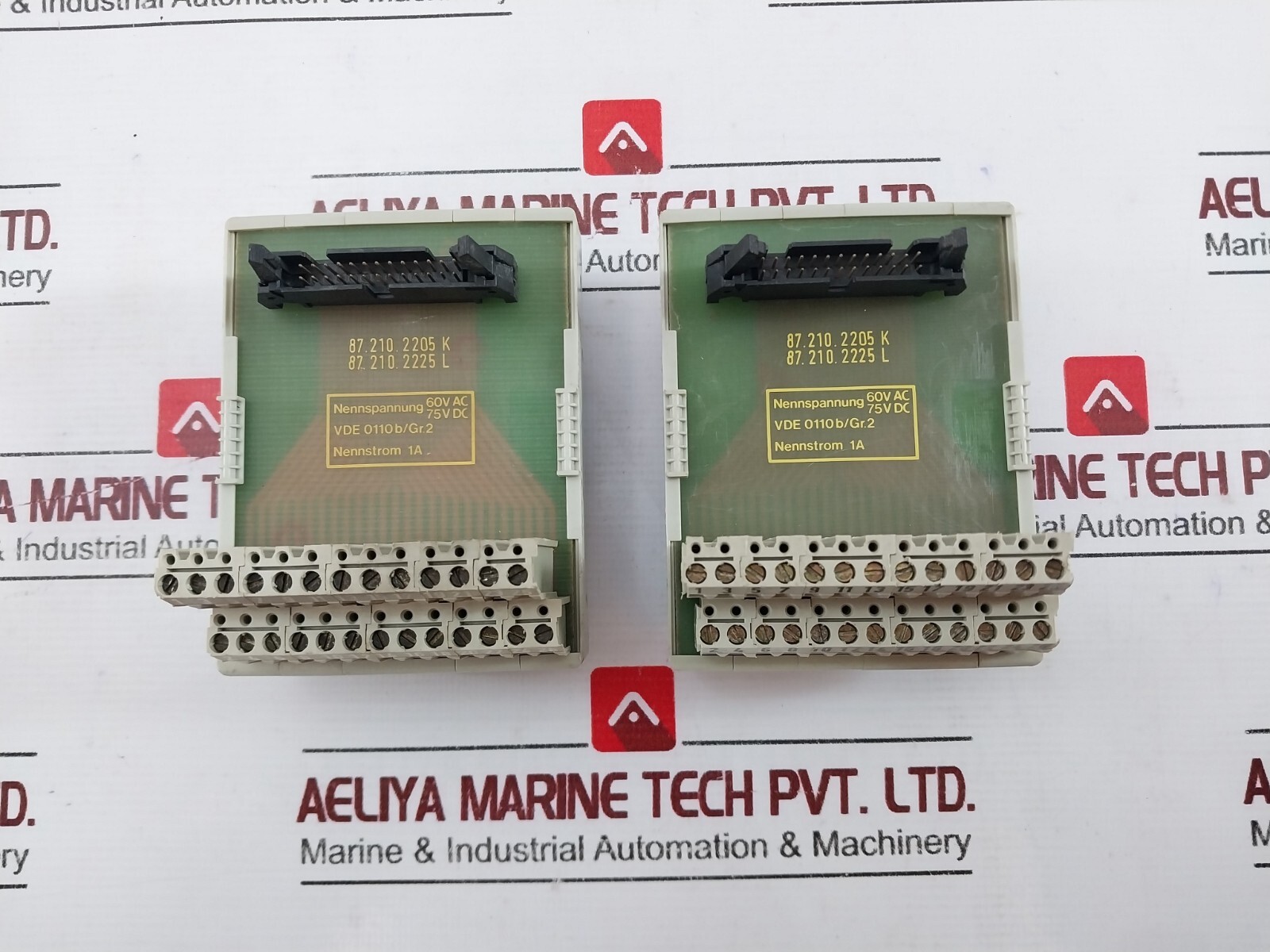 Wieland Bamberg 87.210.2205 K PLC Board 87.210.2225 L 60VAC 75VDC WEB 1001