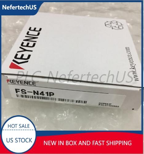 One Keyence FS-N41P Fiber Amplifier Sensor New In Box US Free TAX US Free TAX
