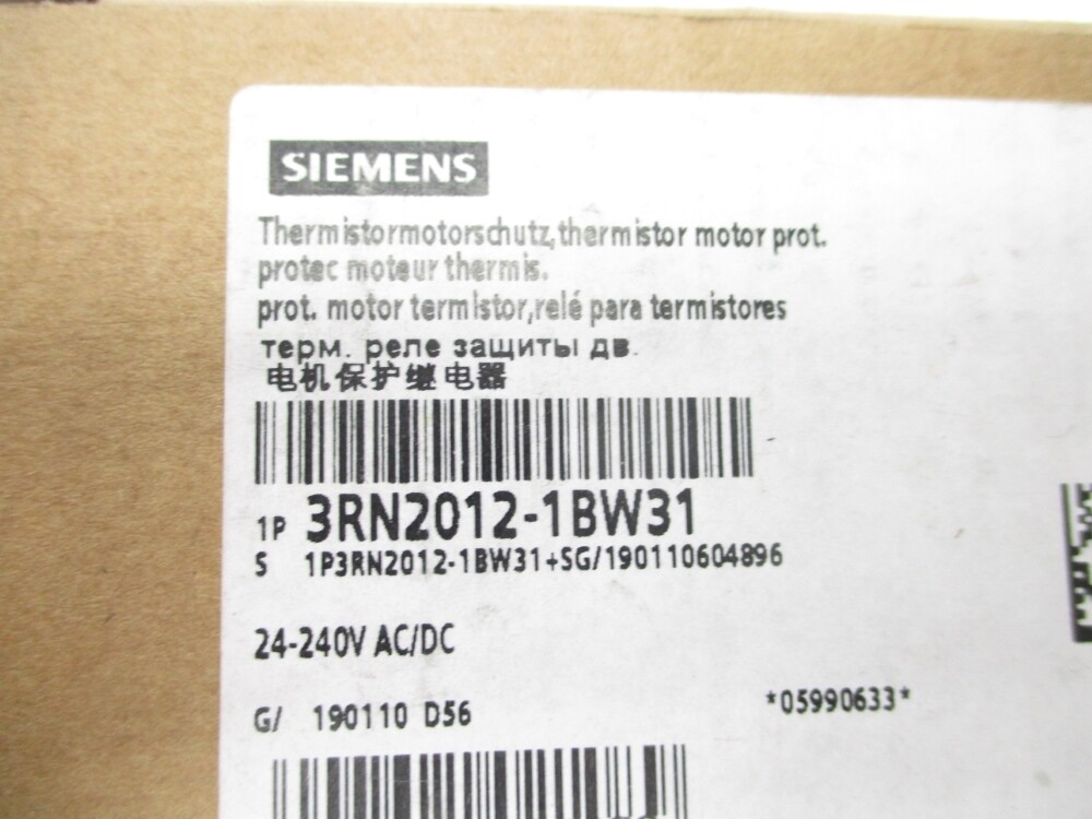 SIEMENS 3RN2012-1BW31 NSMP