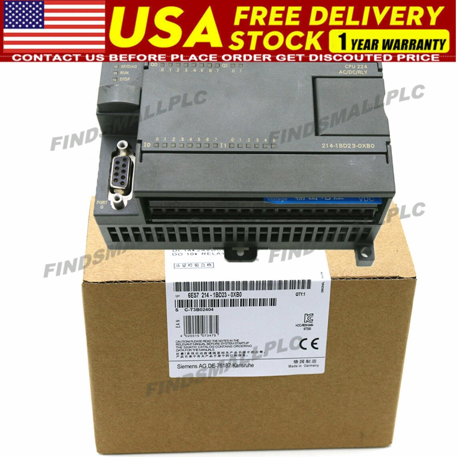 NEW SIEMENS 6ES7 214-1BD23-0XB0 6ES7214-1BD23-0XB0 CPU Module Made In Germany