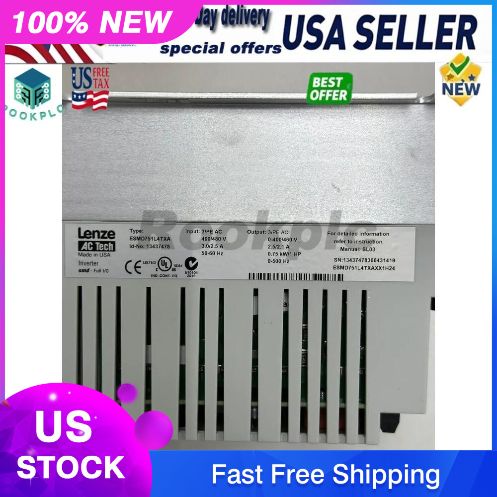 1PC NEW frequency converter ESMD751L4TXA 380V 0.75KW LENZE
