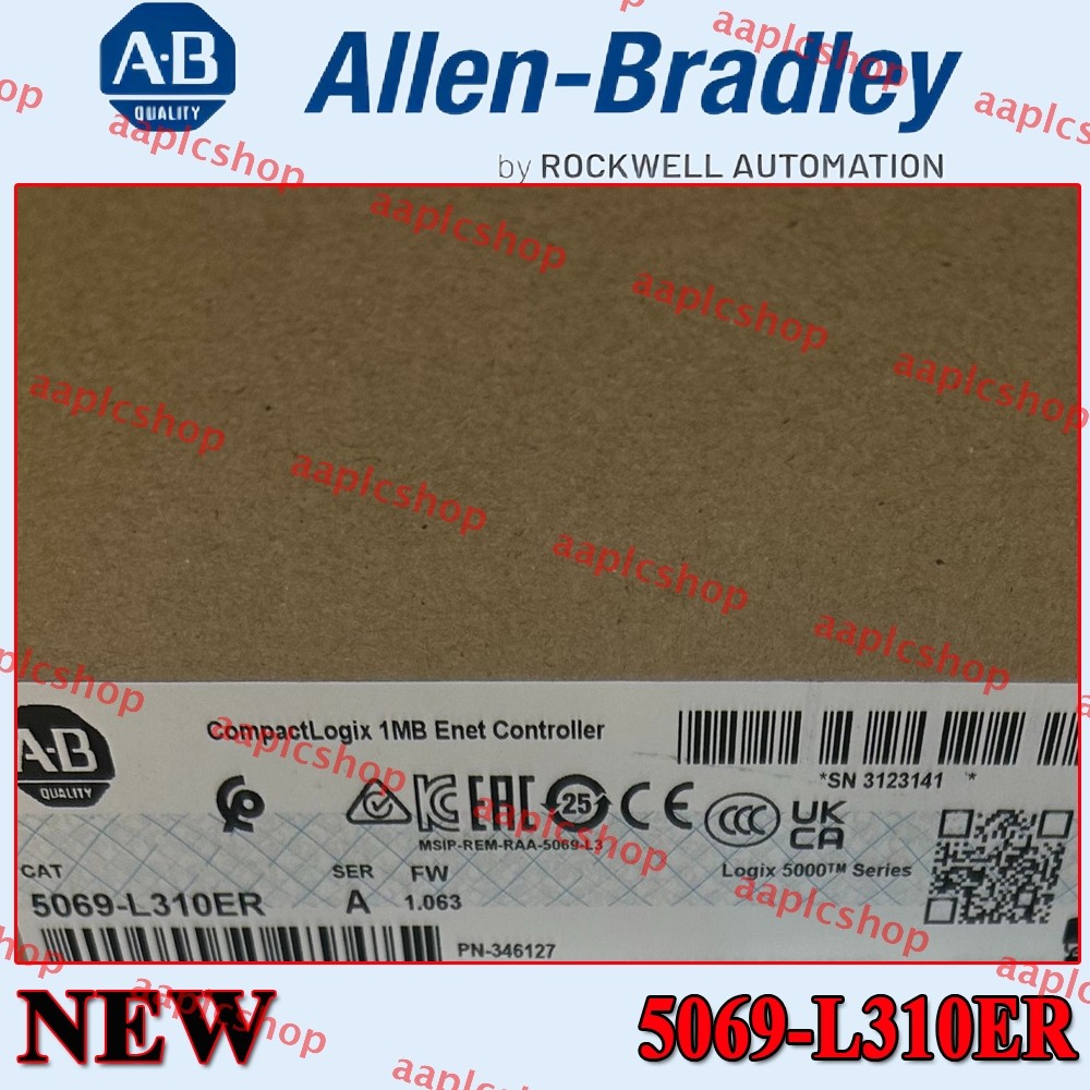 AB 5069-L310ER /A CompactLogix 1MB Controller 2022 New Original New US AB