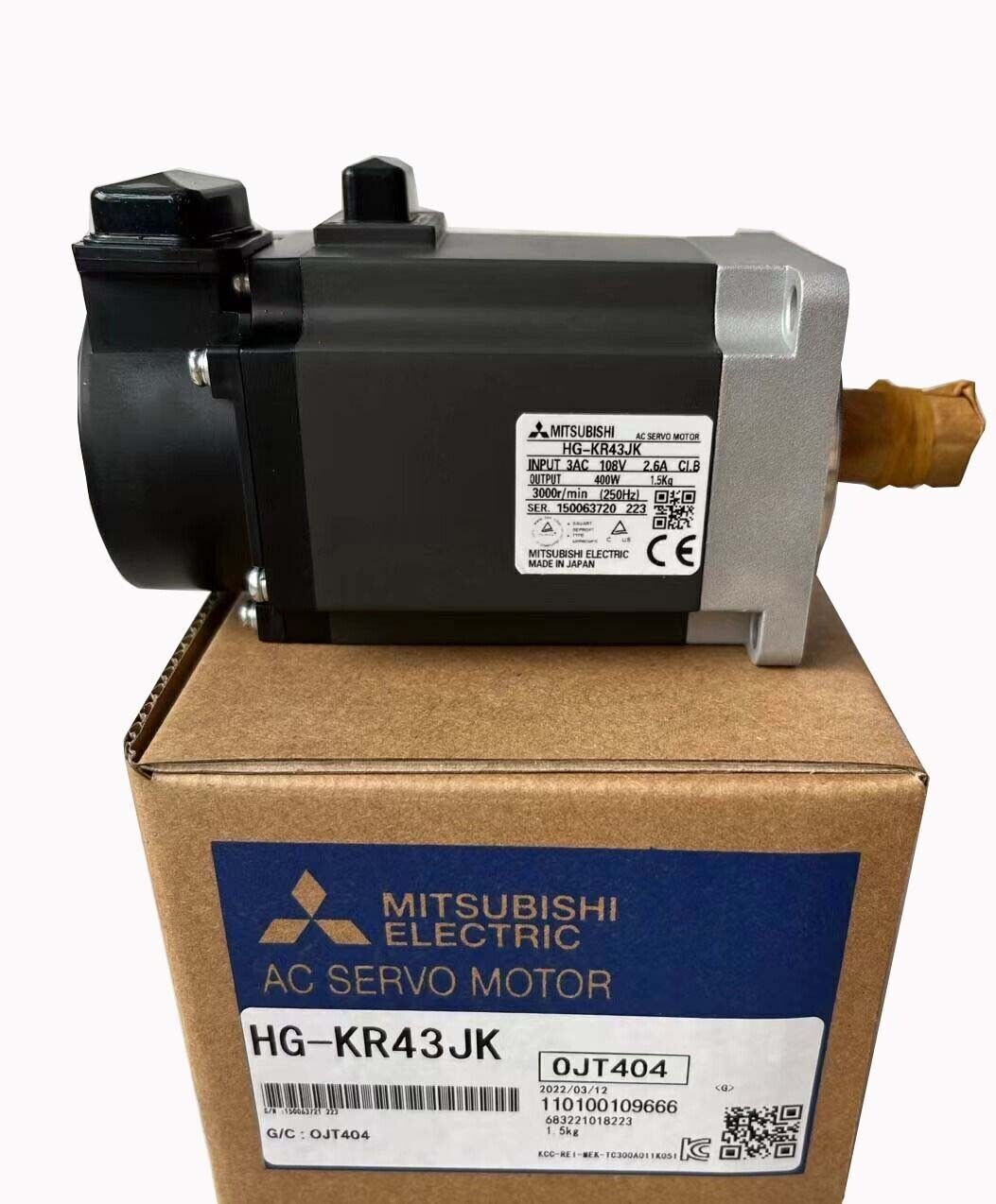 HG-KR43JK 1PC NEW MITSUBISHI SERVO MOTOR HG-KR43JK Express Shipping Free
