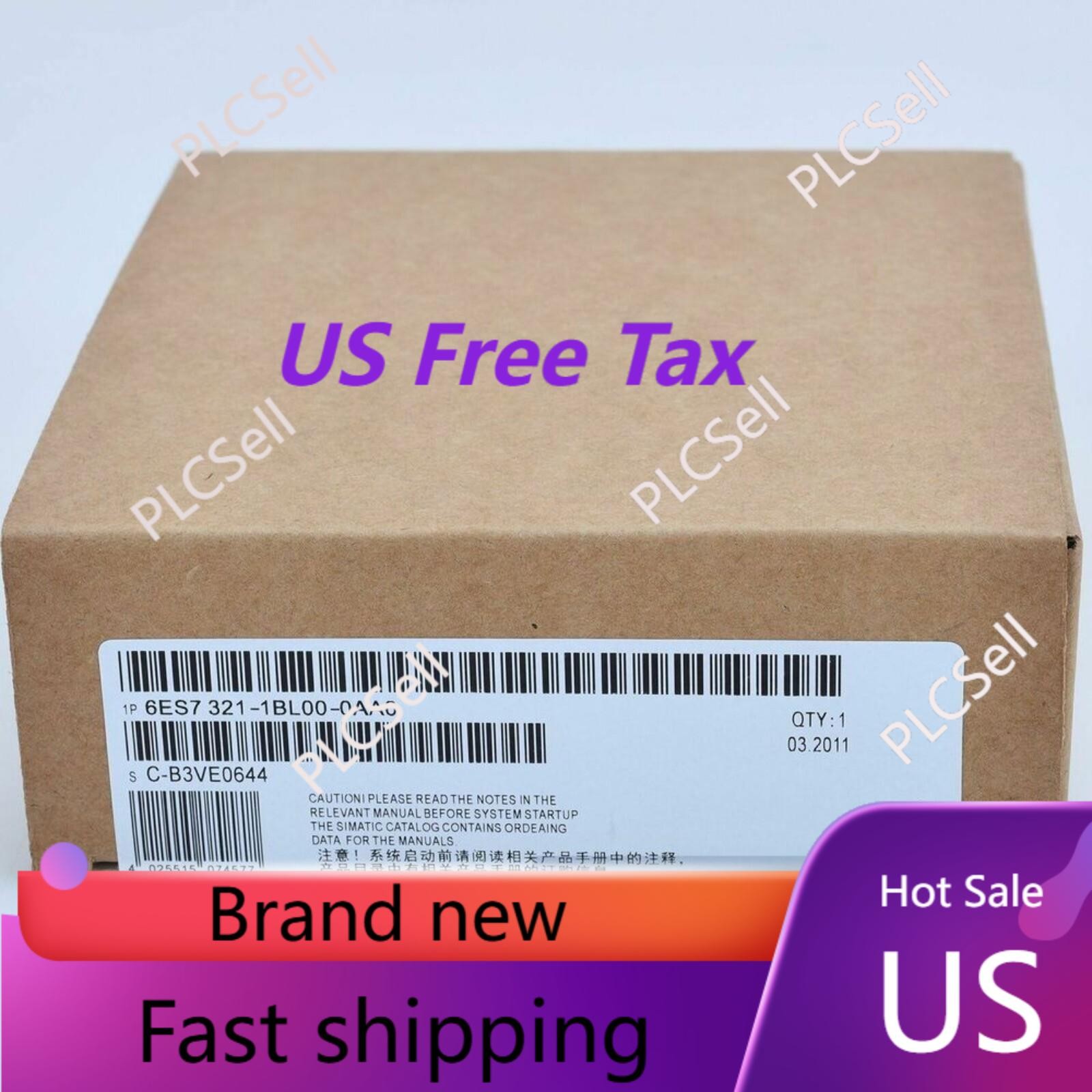 New Siemens S7-300, Digital input SM 321 6ES7321-1BL00-0AA0 6ES73211BL000AA0