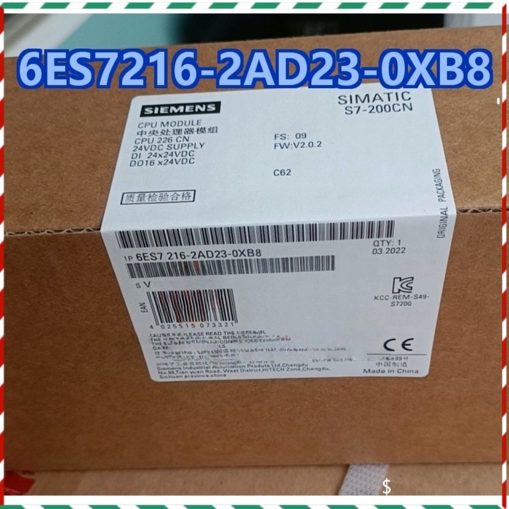 6ES7216-2AD23-0XB8 1X Brand Siemens 6ES72162AD230XB8 Fast Delivery New