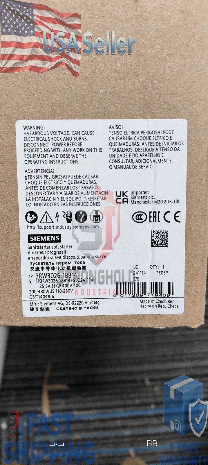 1PC New in box 3RW3026-1BB14 Siemens USA STOCK