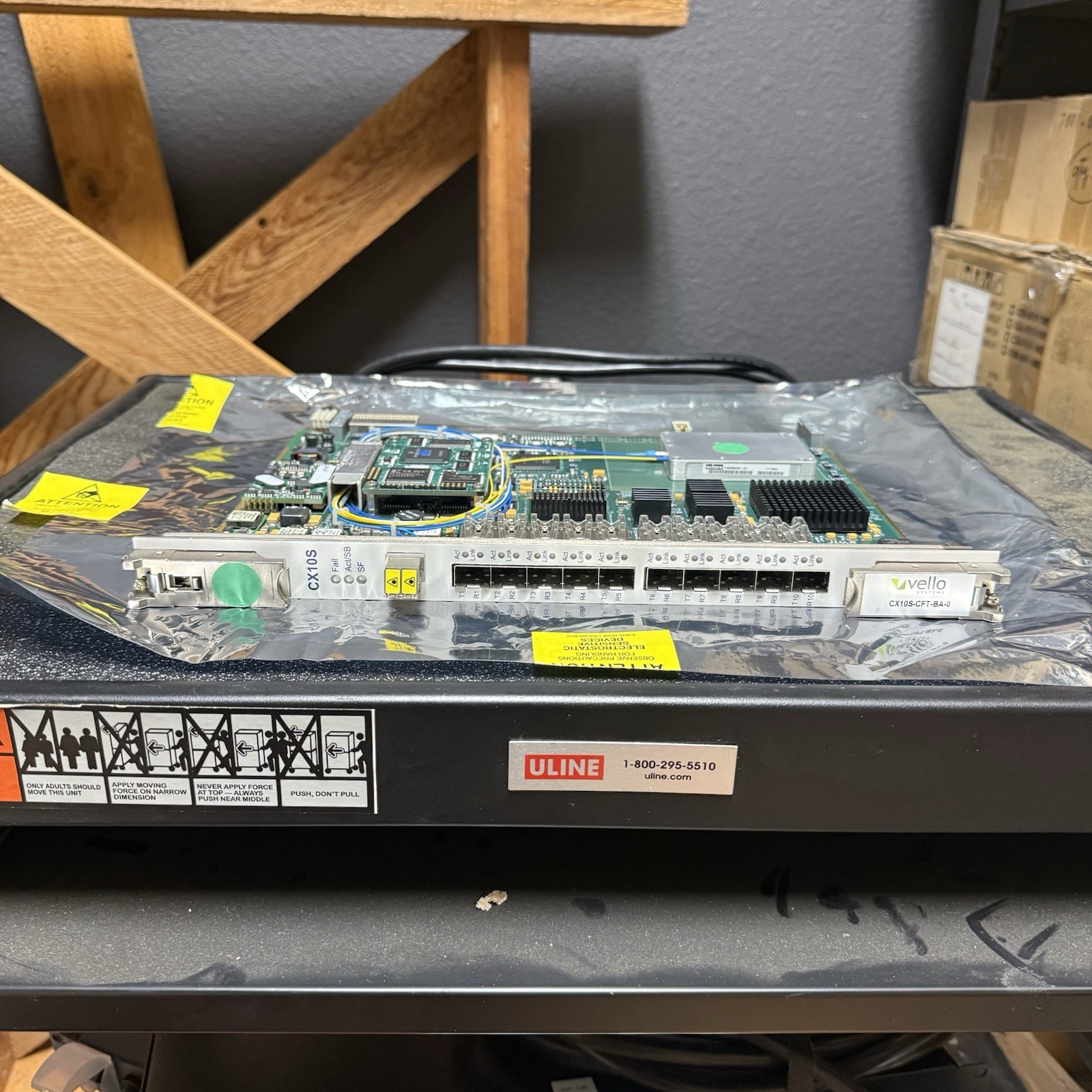 OPVISTA CX10S Optical Module DWDM Fiber Transceiver Board Multi-Channel Telecom