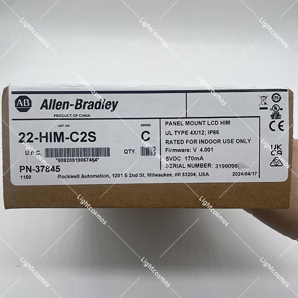 22-HIM-C2S Allen-Bradley 22HIMC2S PowerFlex Panel Mount LCD HIM Module 1PC