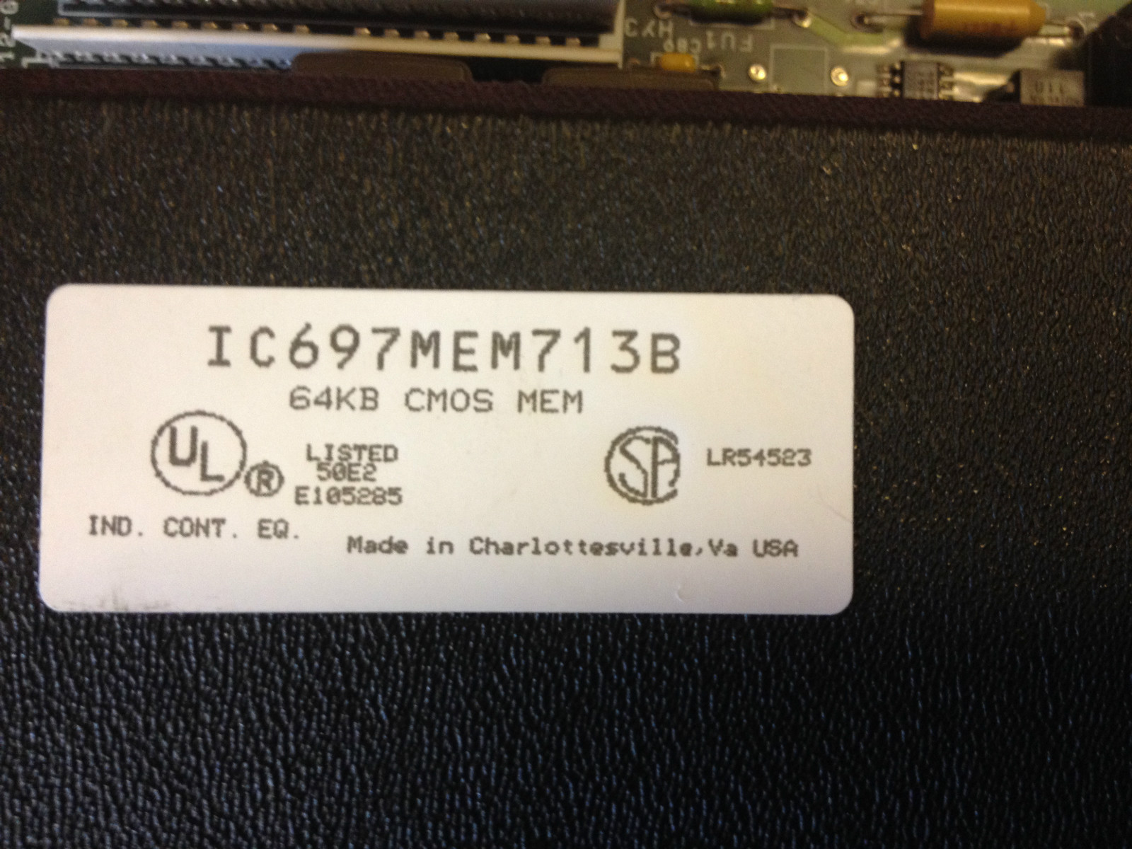 GE FANUC 90-70 PROGRAMMABLE COPROCESSOR IC697PCM711P + IC697MEM713B
