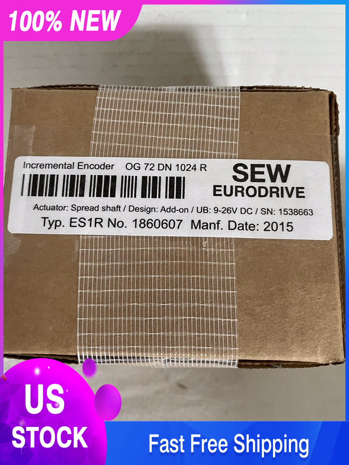 NEW SEW OGS72DN1024R Encoder OG 72 DN 1024 R Fastshipping DHL 1-Year Warranty