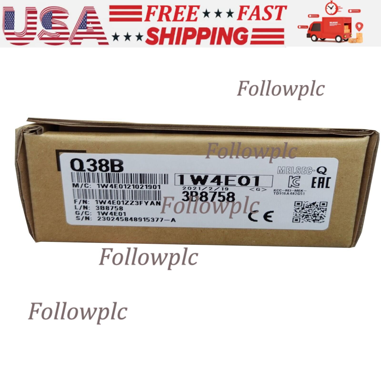 Q38B New Sealed Mitsubishi Basic base unit Power PLC MODULE Q38B