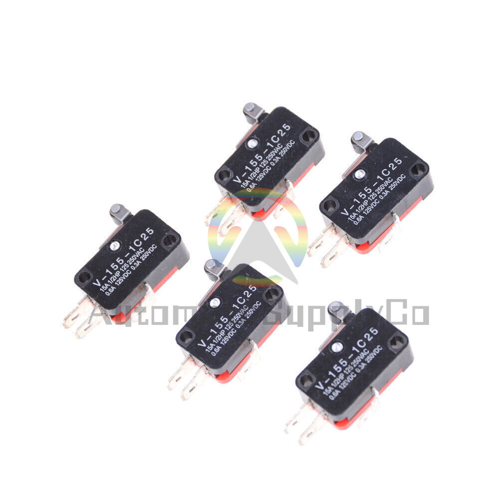 5PCS New Omron V-155-1C25 Micro Switch V1551C25 Free Shipping