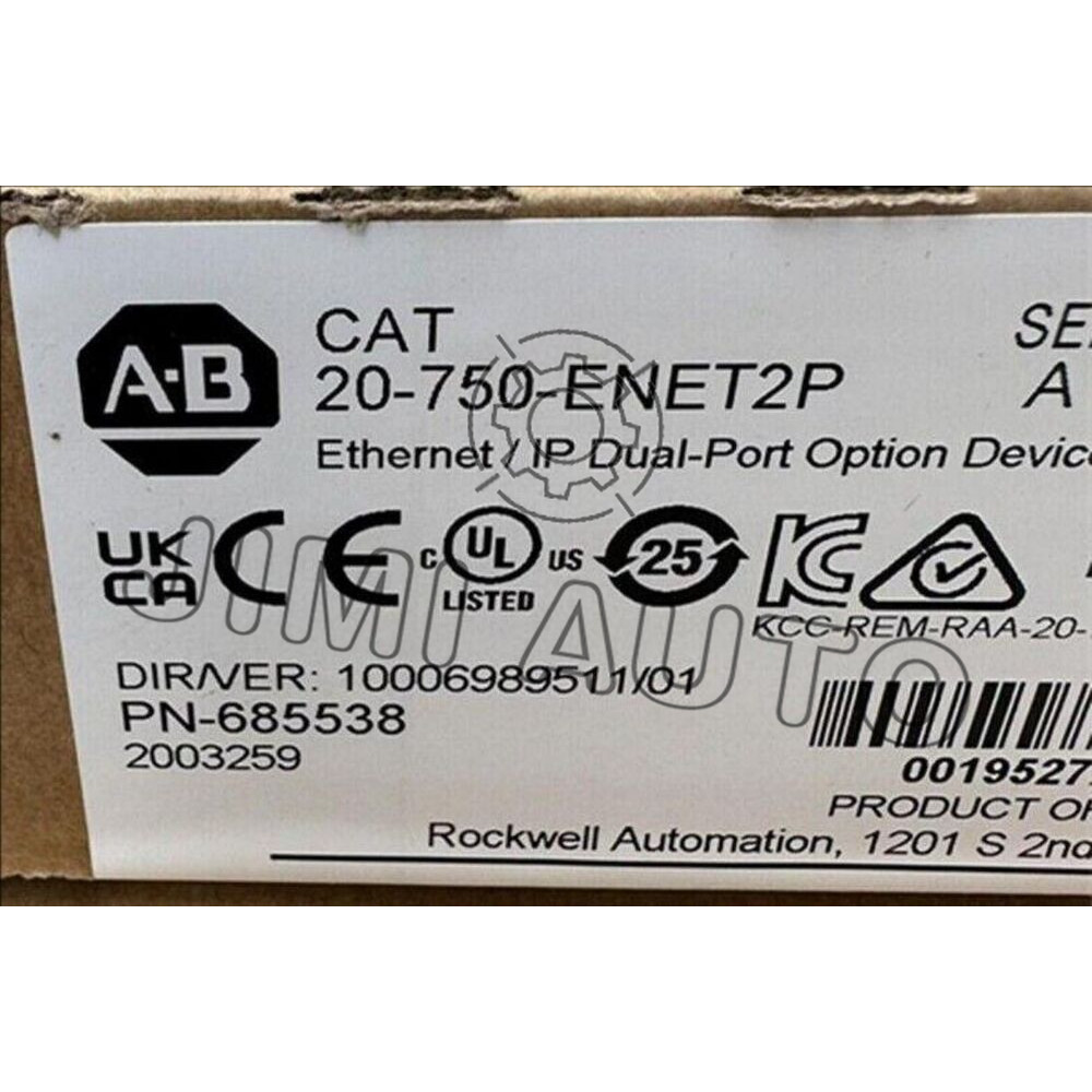 NEW 20-750-ENET2P AB Ethernet/IP Dual Port Option Device Brand Box!Spot Goods ZC