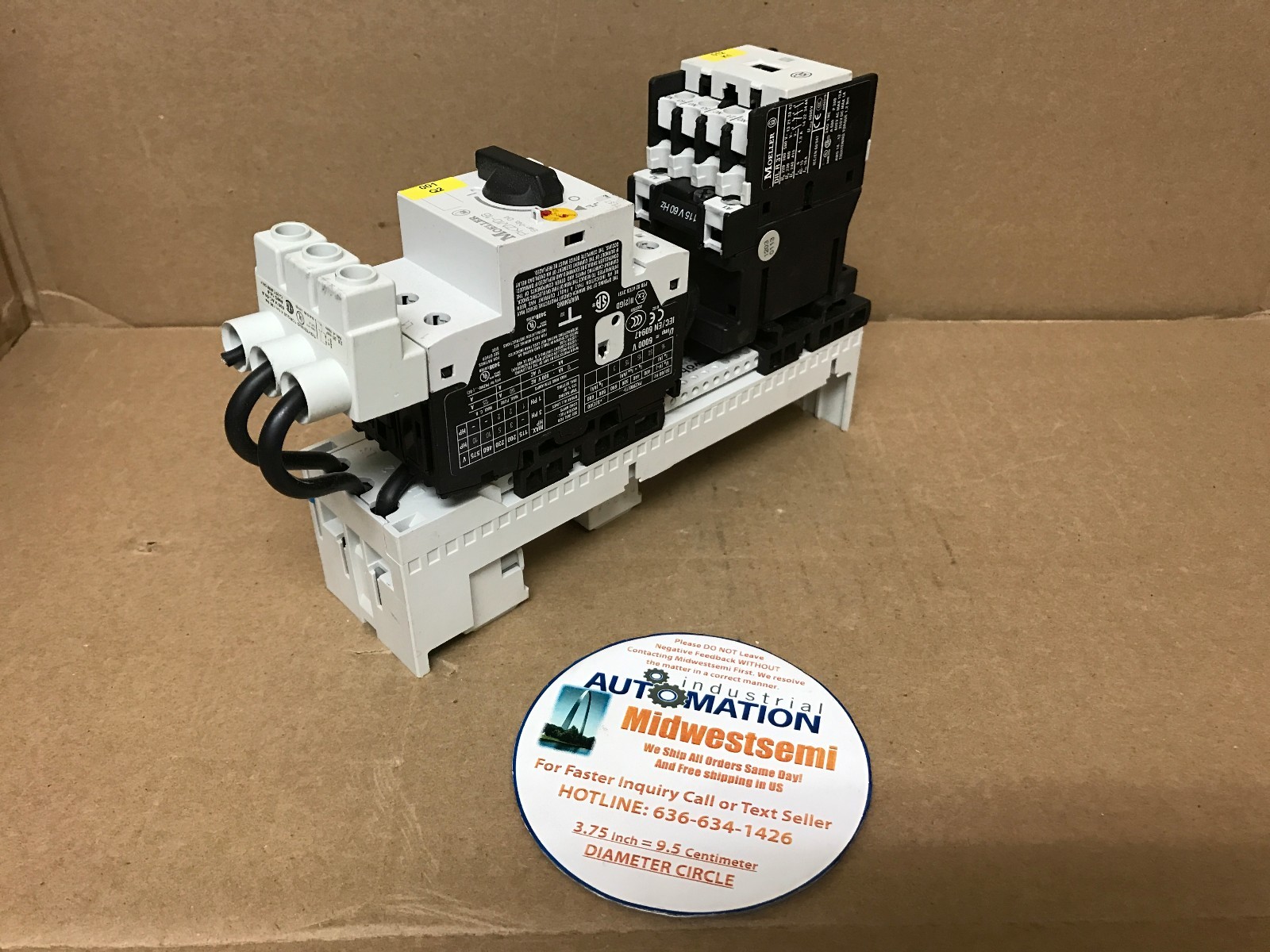 MOELLER PKZM0-16 MOTOR + PKZM0+BK25/3-PKZ0-E + DIL R 31 115V + WOHNER 32-442