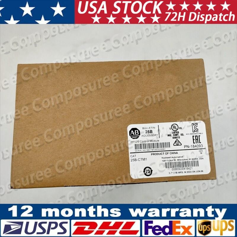 25B-CTM1 PowerFlex 525 Control Module New AB Factory Original Sealed Box 25BCTM1