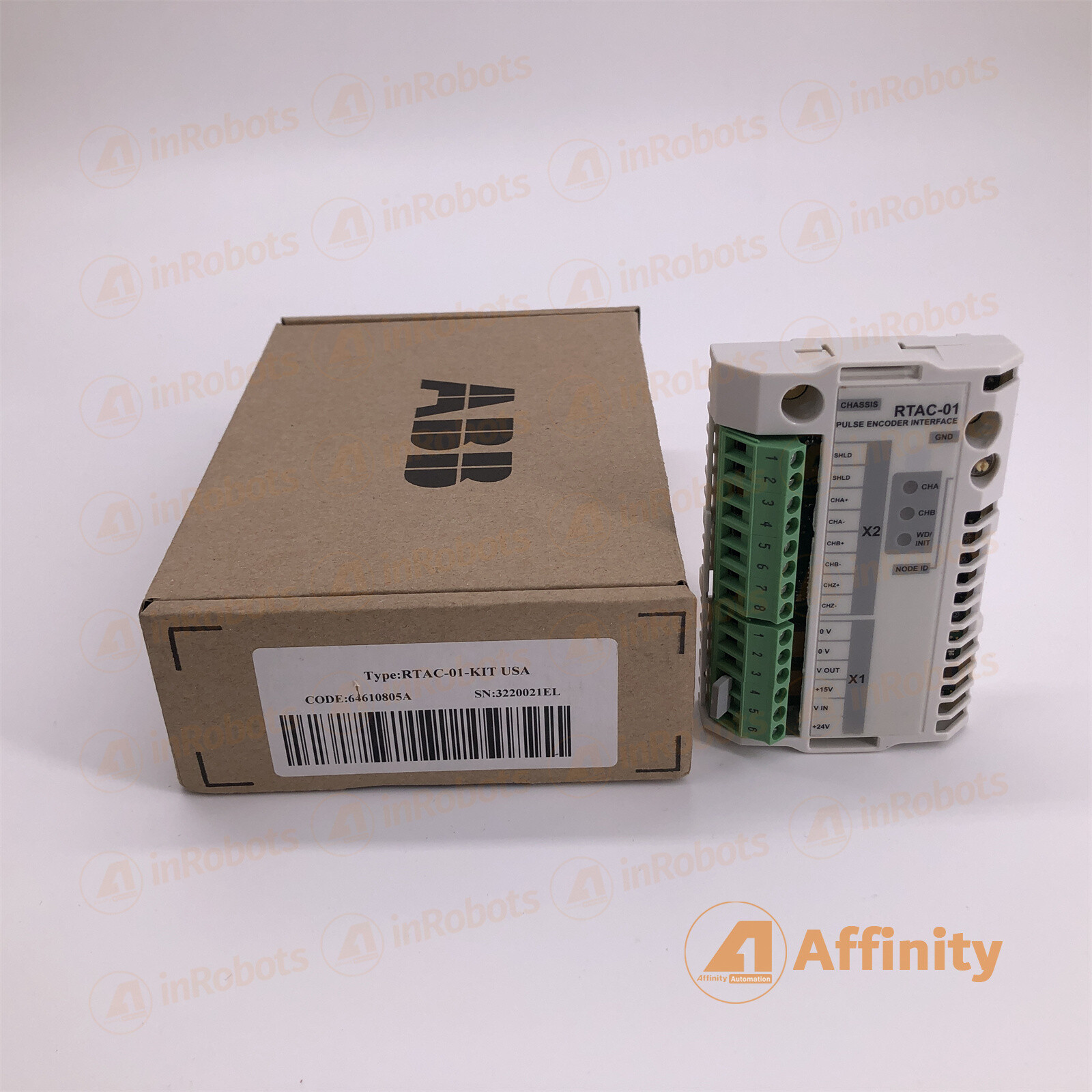 ABB ACS800 RTAC-01 Encoder Interface Board, Good Condition