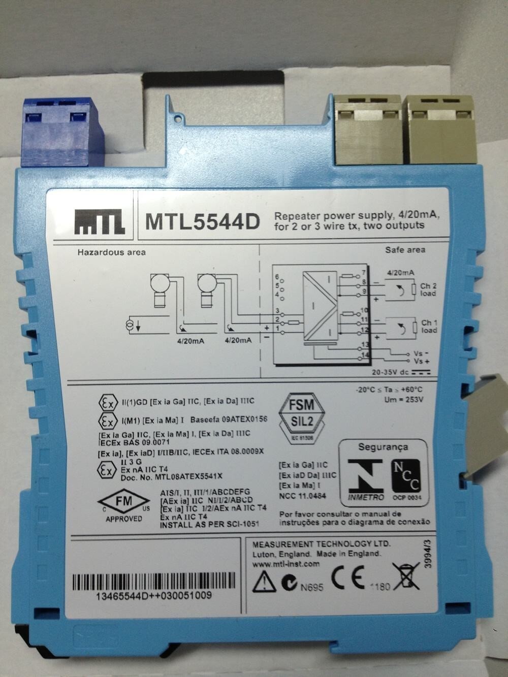 1PC New Eaton MTL5544D Isolating Driver Expedited Shipping