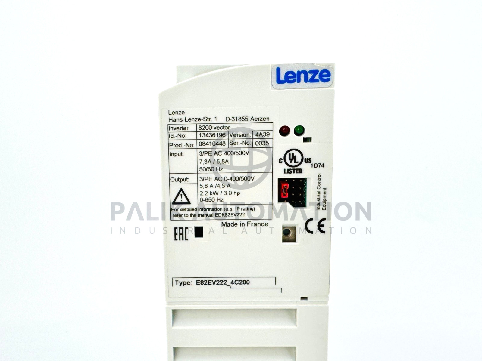 LENZE E82EV222K4C200 8200 Vector series 13436196 2.2kW E82EV222_4C200 NEW