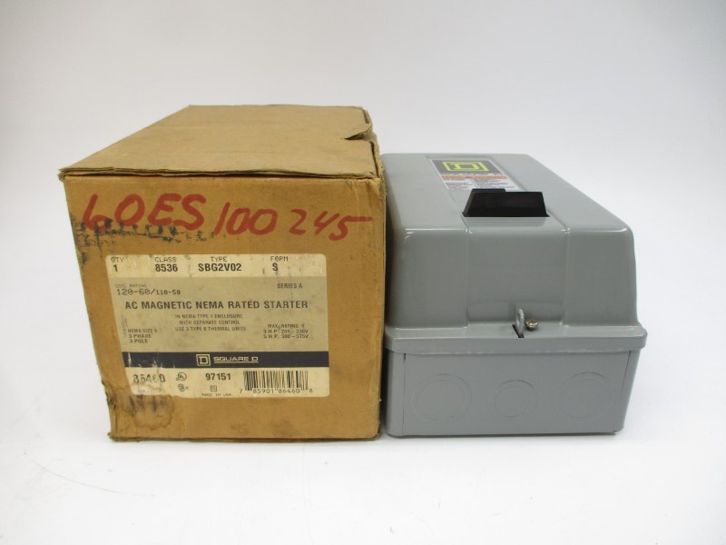 SQUARE D 8536SBG2V02S SER. A 110/120V NSMP
