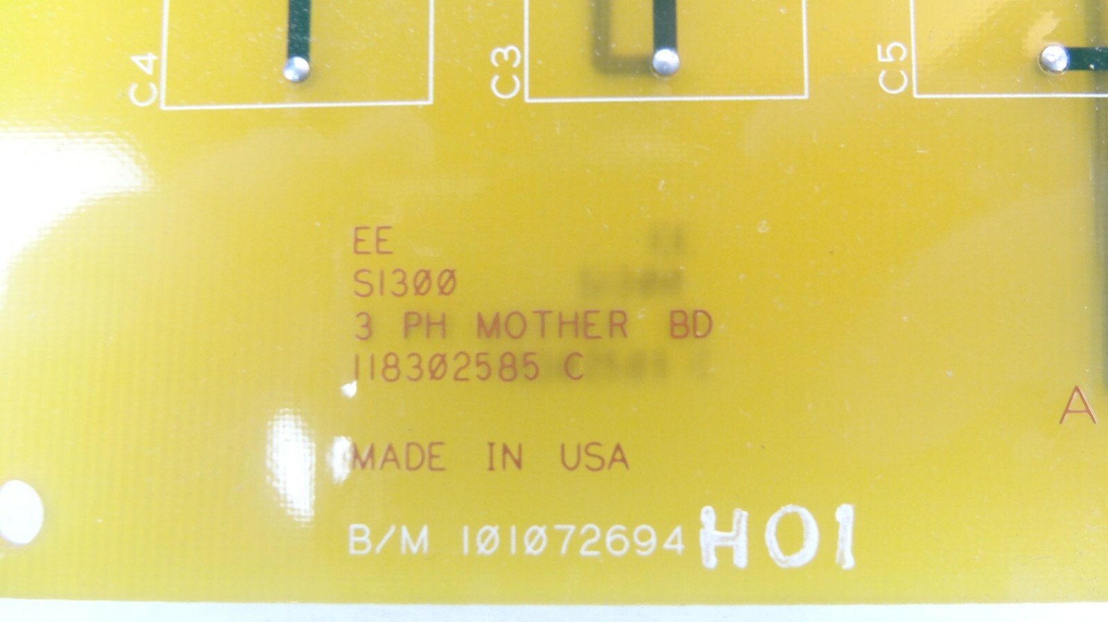 Powerware / Exide 101072694 Rev H01 S1300 3Ph Mother Board PCB Assembly