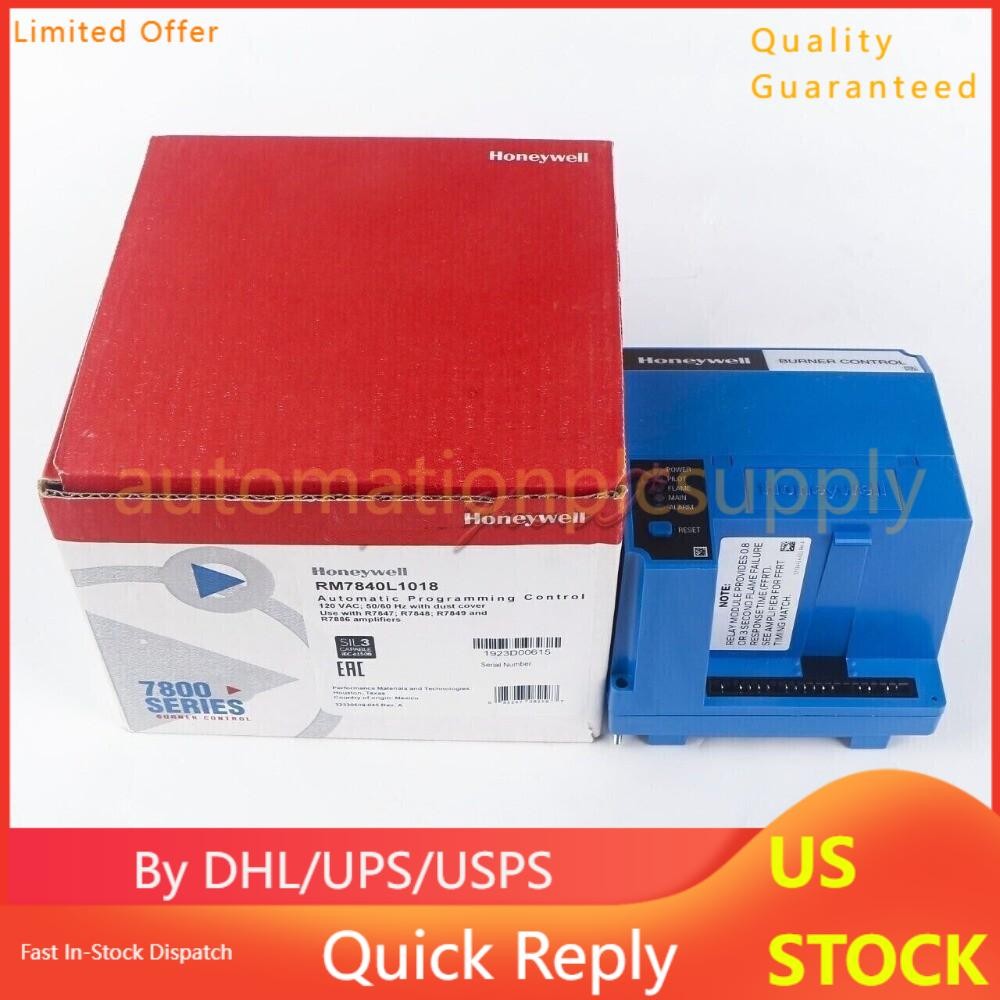 one New in box Honeywell RM7840L1018 RM7840L 1018 BURNER CONTROL