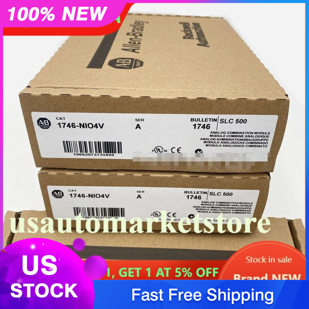 Allen Bradley 1746-NIO4V Series A SLC 500 Analog Module 1746NIO4V Seale