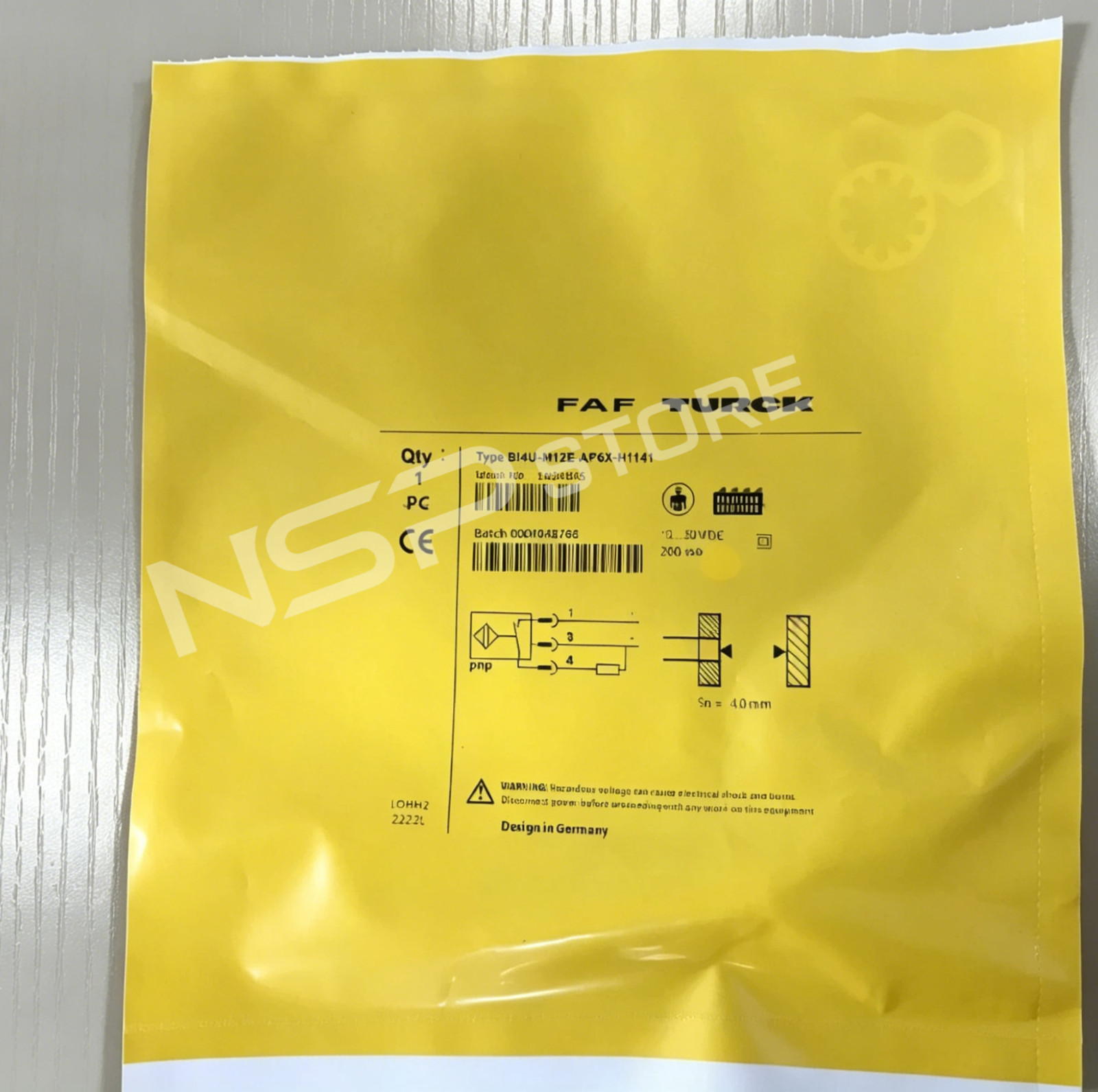 1PCS New TURCK sensor proximity switch BI4U-M12E-AP6X-H1141 Free Fast shipping