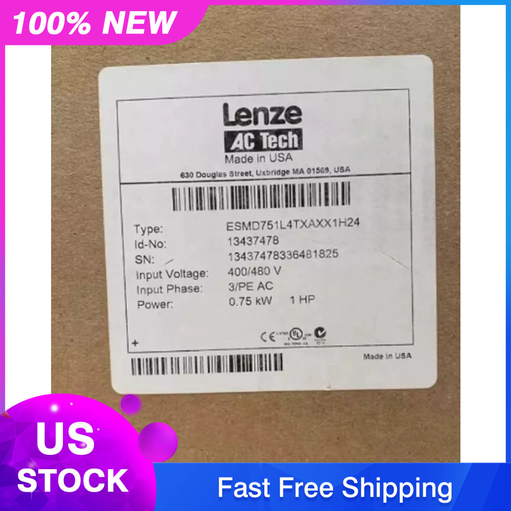 1PC NEW frequency converter ESMD751L4TXA 380V 0.75KW LENZE