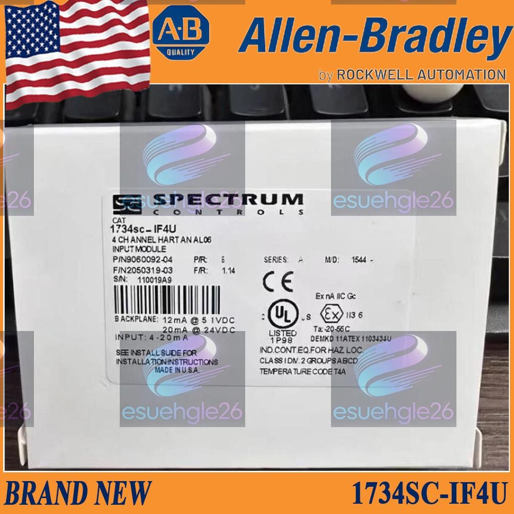 Brand New AB 1734SC-IF4U SER A Spectral Control 4 CH Universal Analysis Input US