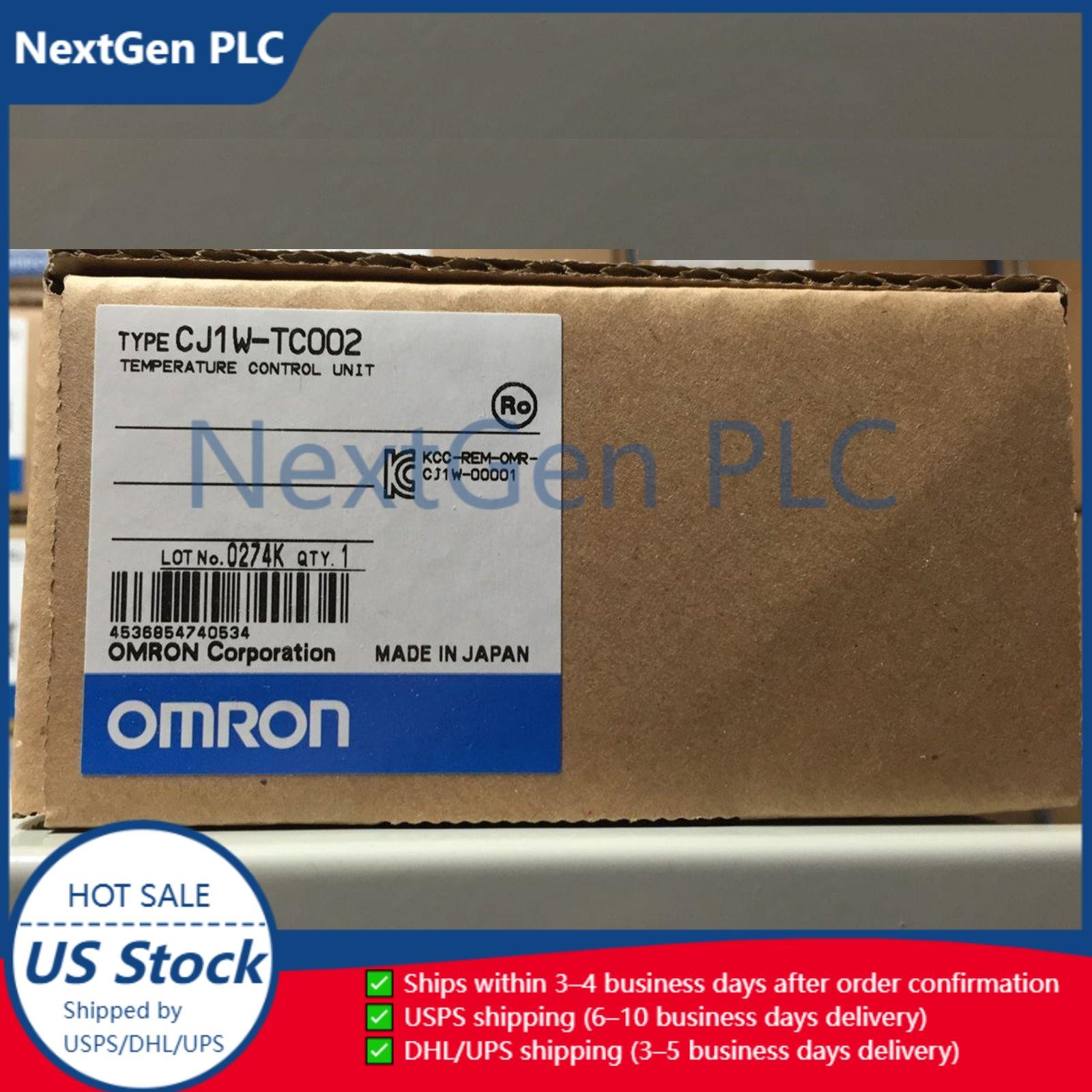 1PC New Omron CJ1W-TC002 PLC Module CJ1WTC002 In Box Fast Shipping US Free TAX