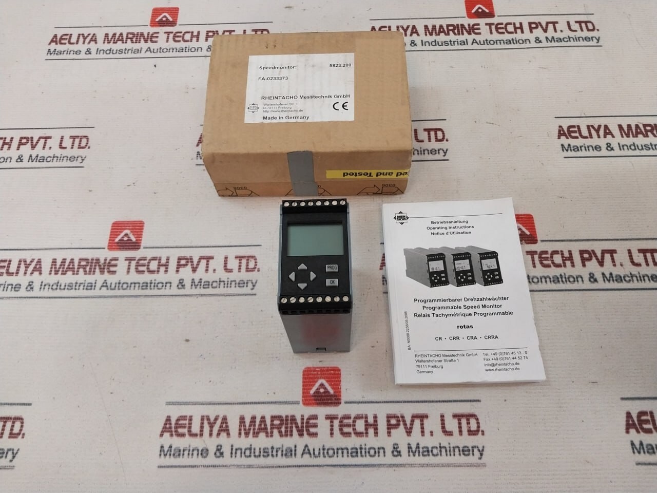 Rheintacho 5823.200 Programmable Speed Monitor 24V DC 20 mA