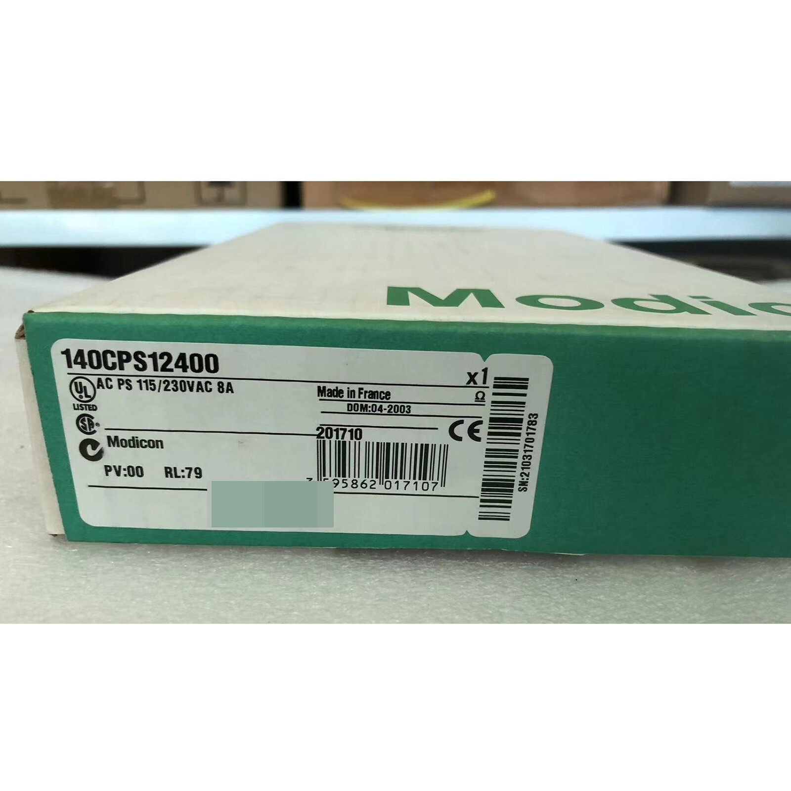 one New snd ELECTRIC MODICON 140CPS12400 140-CPS-124-00 Fast Ship