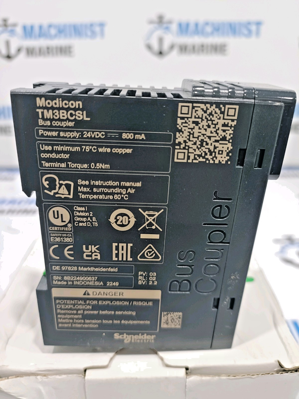 NEW SCHNEIDER ELECTRIC MODICON TM3BCSL BUS COUPLER MODULE FREE EXPRESS SHIPPING
