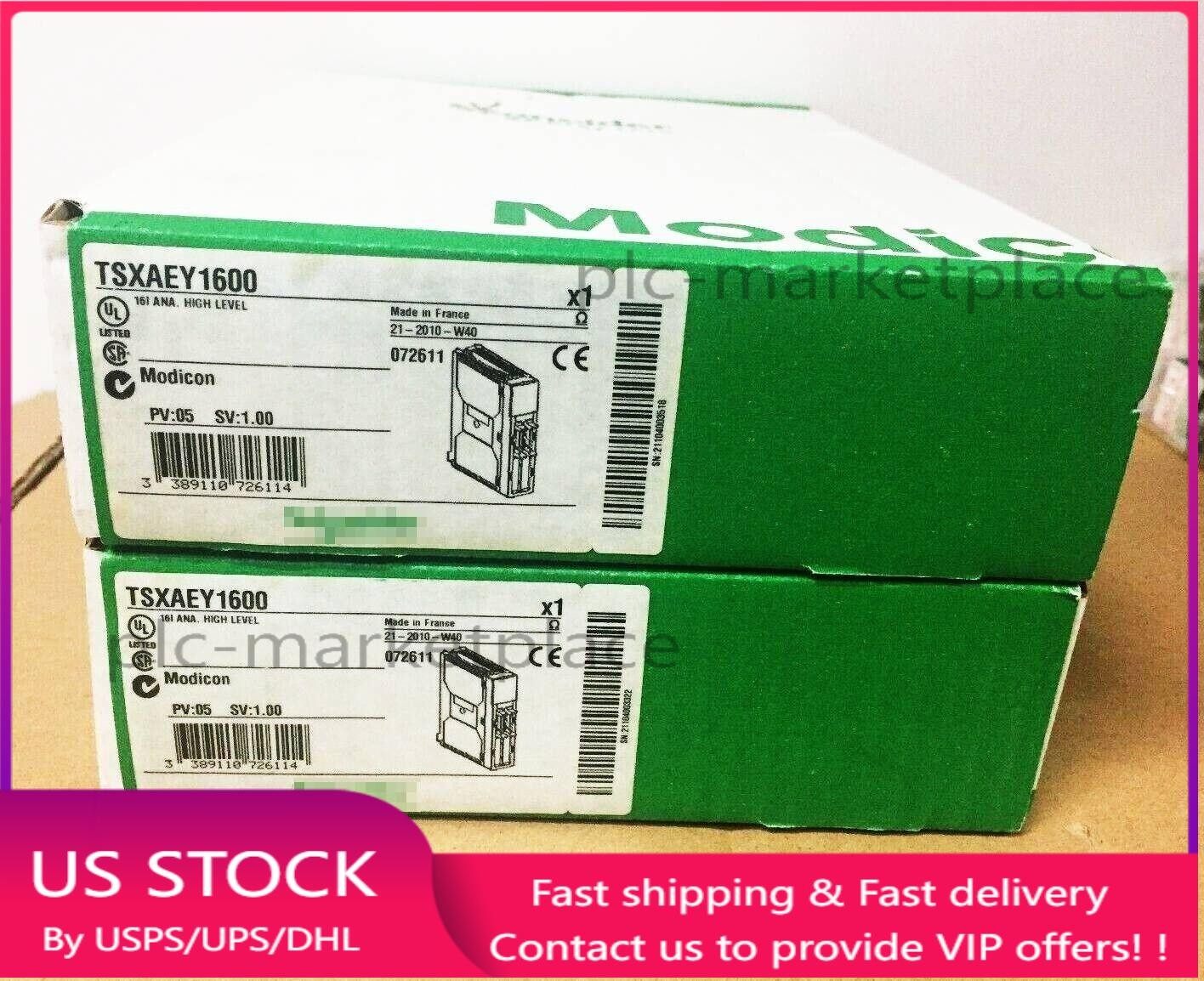 In Box TSXAEY1600 Analog PLC Input Module TSXAEY1600 US Free TAX