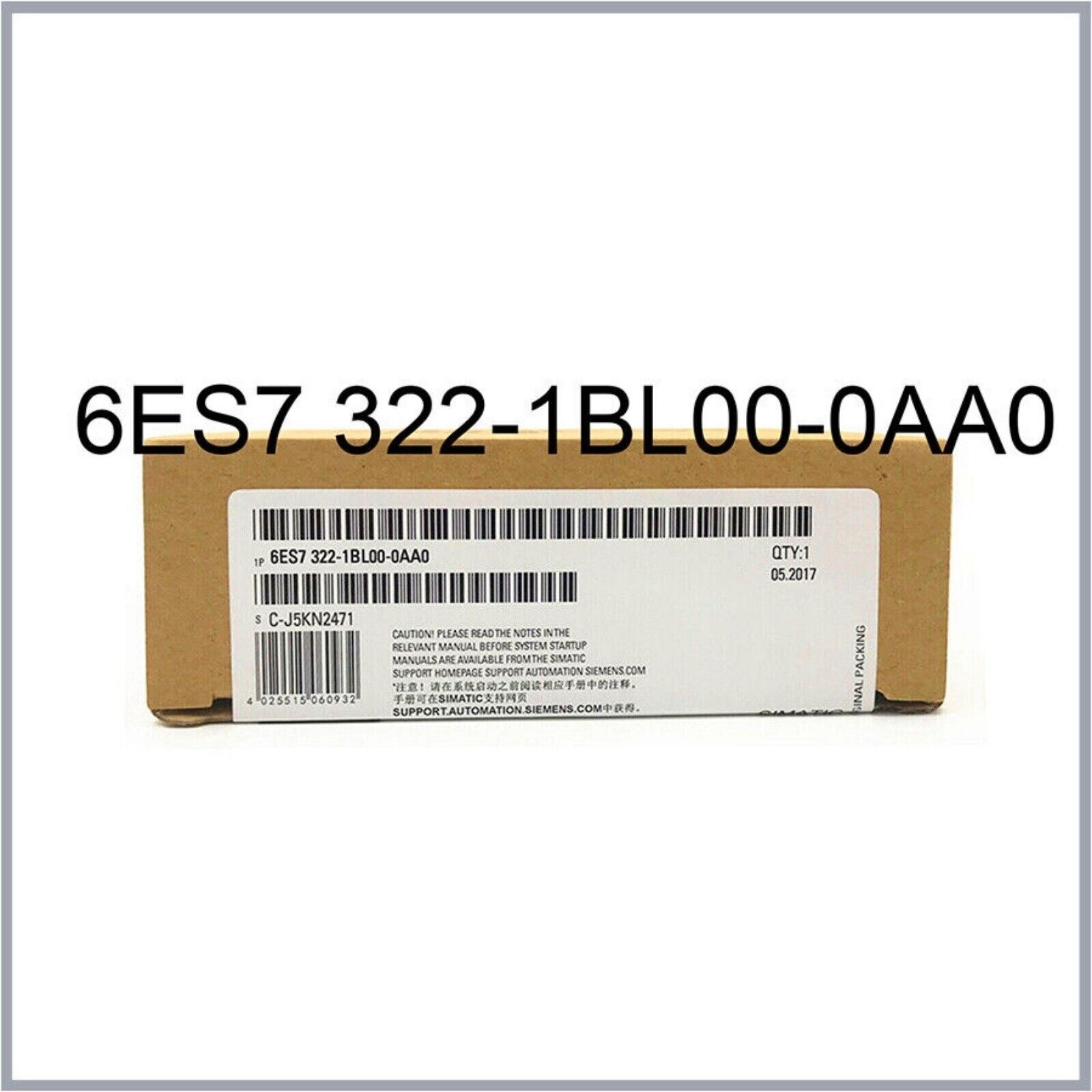 New Siemens 6ES7 322-1BL00-0AA0 6ES7322-1BL00-0AA0 SM 322 Digital Output Modules