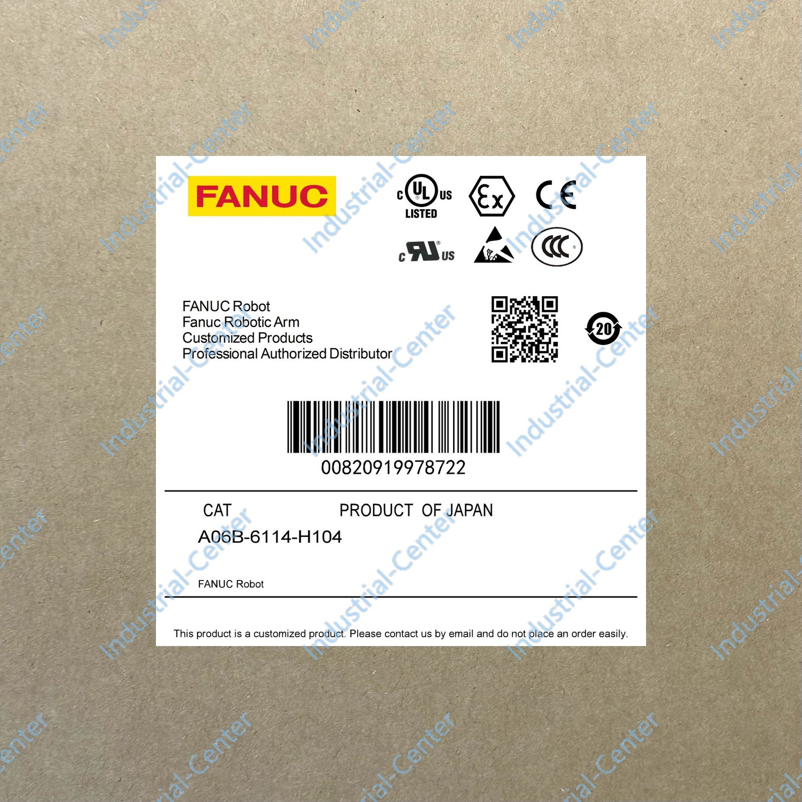 A06B-6114-H104 Servo Drive Fanuc UPS New Express A06B6114H104 GQZ1