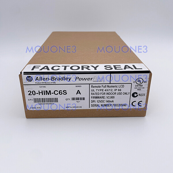 Brand New ALLEN BRADLEY 20-HIM-C6S Panel Mount LCD HIM Fast Shipping