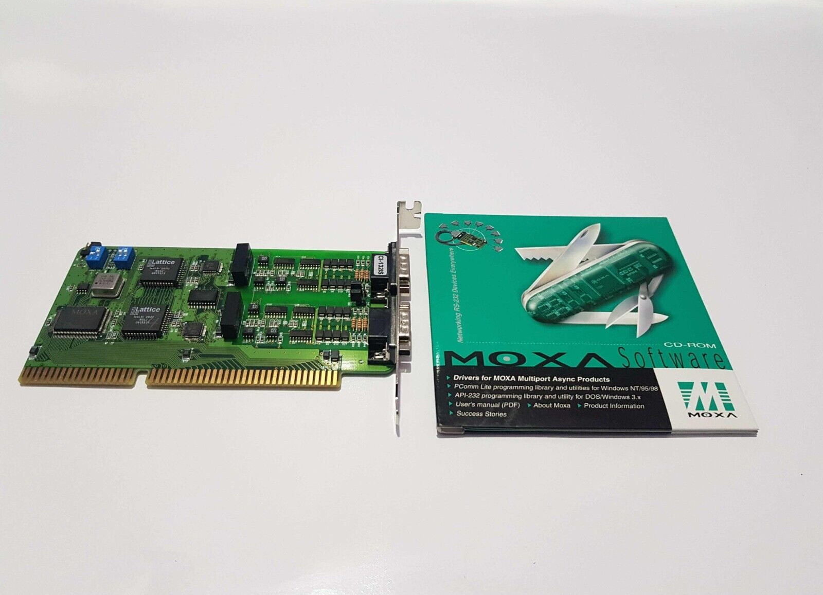 MOXA CI-132IS 2-PORT RS-422/485 ISA BOARD PCB132I VER 1.2