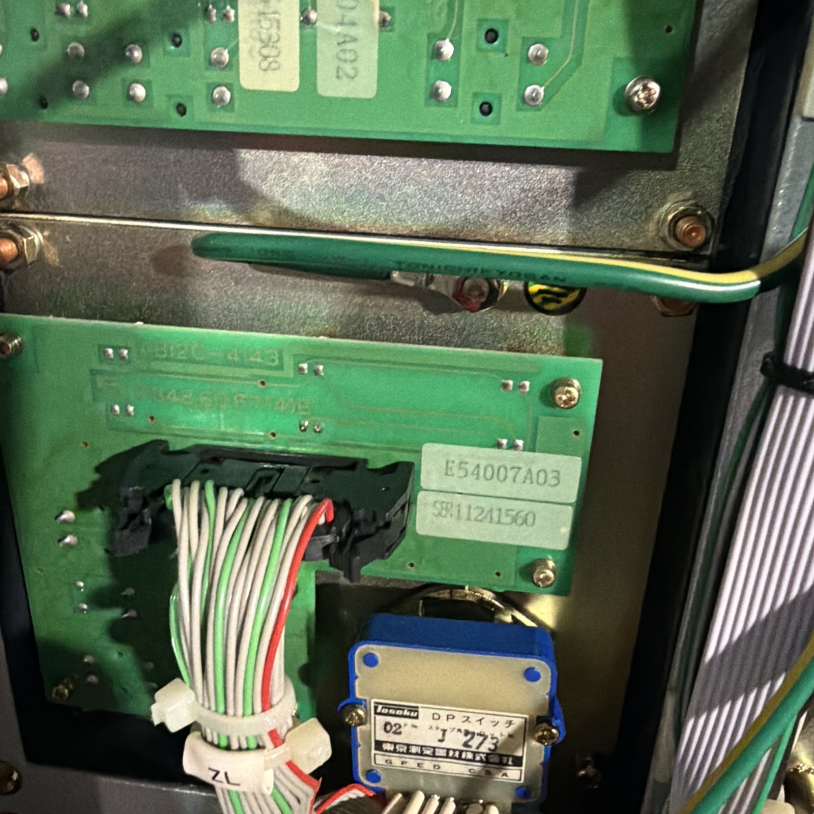 Used Mori Seiki MSX-501 complete pendant with KS-6MSL01A and fanuc A20B-2002-052