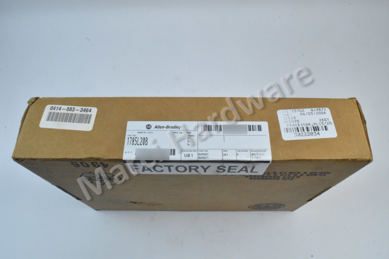 SEALED Allen Bradley 1785-L20B Ser E PLC-5/20 16K Word SRAM 1785-L20B/E
