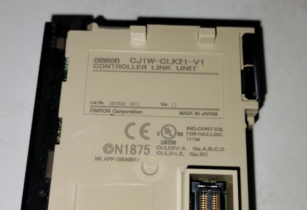 Omron CJ1W-CLK21-V1 CJ1WCLK21V1 Controller Link Unit Programmable Controller