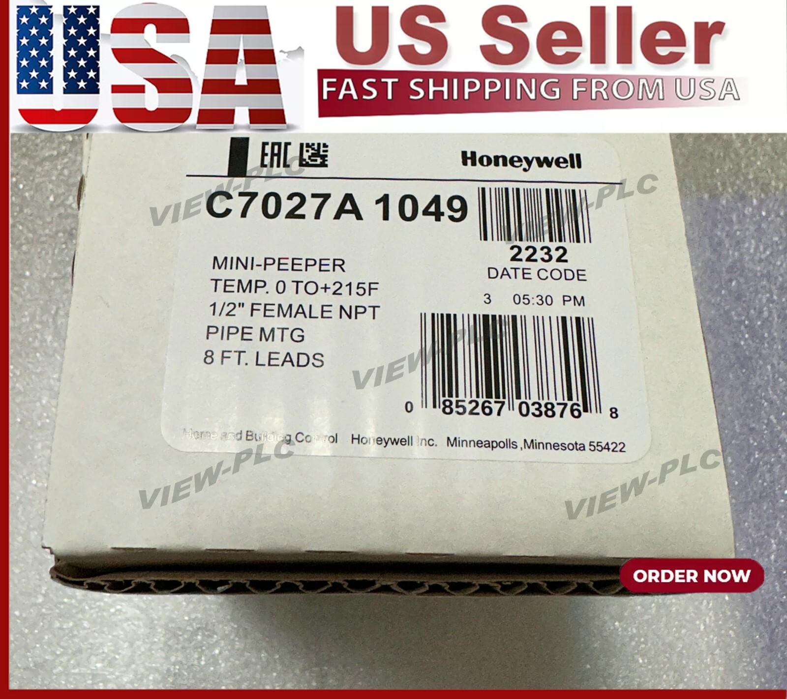One Honeywell C7027A1049 C7027A-1049 Flame Detector Sensor Fast Ship US Free TAX