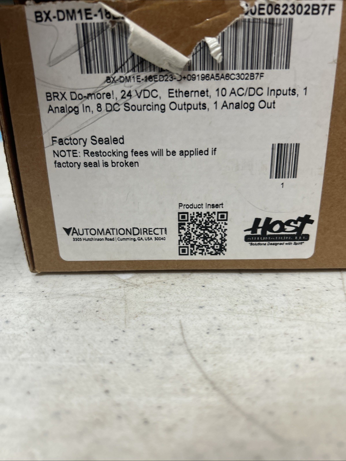 AUTOMATION DIRECT BX-DM1E-18ED23-D / BXDM1E18ED23D Free Shipping