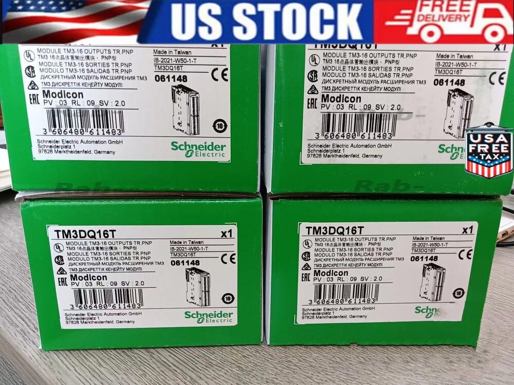 One Schneider TM3DQ16T PLC Module New In Box Fast Shipping