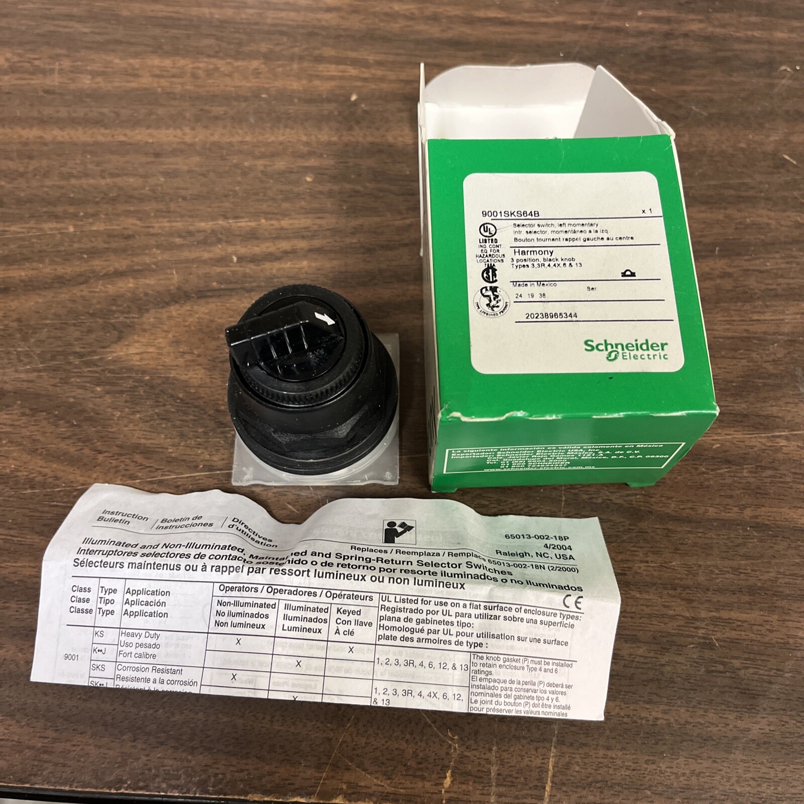 SCHNEIDER ELECTRIC 9001SKS53B / 9001SKS53B (NEW IN BOX)