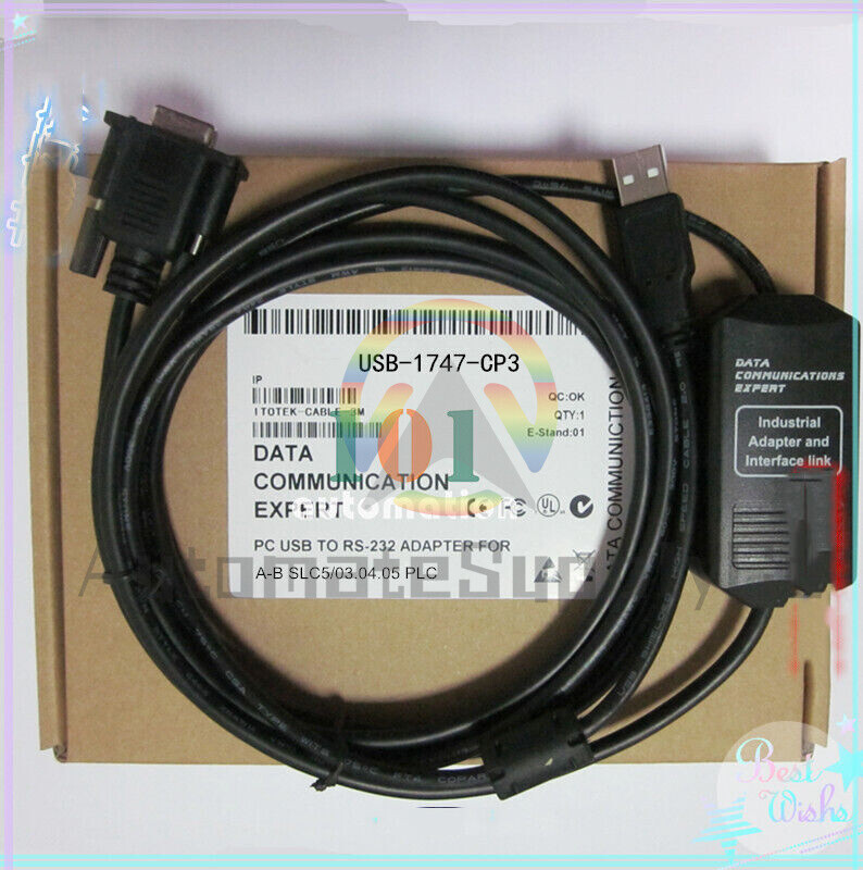 New 1PCS SLC5/03.04.05 series PLC programming cable download cable USB-1747-CP3