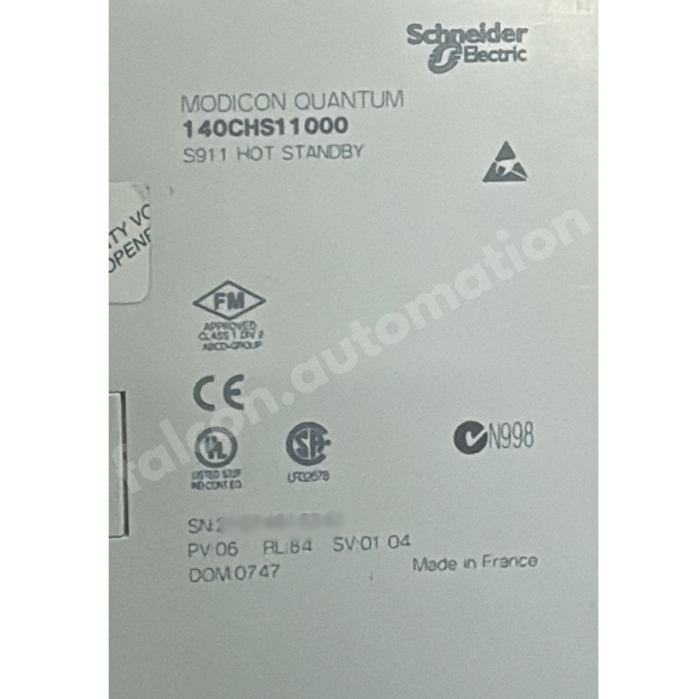 Schneider 140CHS11000 Hot Standby Module, New – Open Box