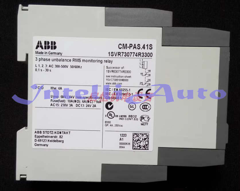 New 1 PCS ABB CM-PAS.41S 3-phase unbalance monitoring relay