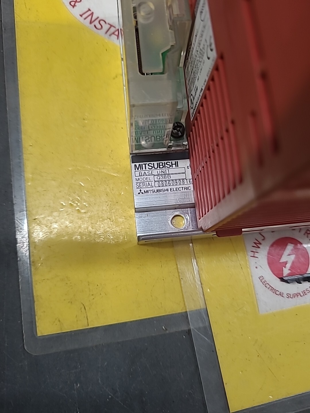 MITSUBISHI CPU MODULE, Q38B BASE UNIT, Q62P POWER SUPPLY,